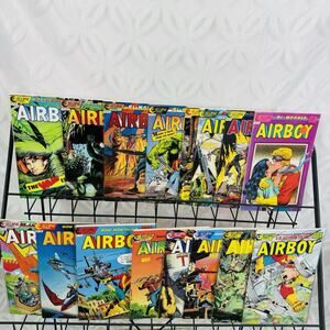 AIRBOY 24-39 Lot Eclipse Comics 1986 Lot Chuck‎ Dixon Heap